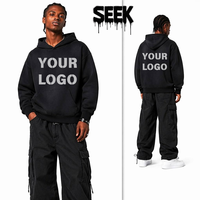 Sweat à capuche unisexe 400 GSM, brodé, effet délavé, sans cordon de serrage, épaules tombantes, coupe oversize, grammage lourd, personnalisable avec logo, style streetwear