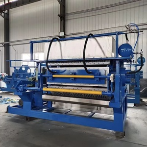 Machine de moulage de barquettes à œufs en pâte à papier contrôlée par PLC, 5000 pièces/heure, avec pompe et <span class=keywords><strong>moteur</strong></span> de séchage, entraînée par <span class=keywords><strong>moteur</strong></span>, prix usine - Product Image 5