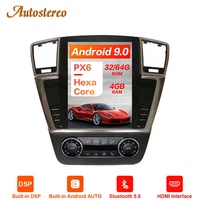 Pour Mercedes-Benz GL ML W166 X166 Android 9 4+64G 2012-2015 Écran Tesla Radio Voiture Multimédia Pas de Lecteur DVD GPS Navi Unité Principale
