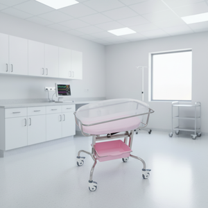 HOCHEY MEDICAL Culla Ospedaliera dal Design Moderno con Vasca, Letto Pediatrico Mobile per Neonati - Product Image 4