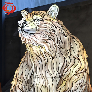 Fournisseur de lanternes de la Saint-Valentin en soie chinoise Fabricant de production de lanternes du festival Zigong Usine de lumières d'exposition de zoo - Product Image 6