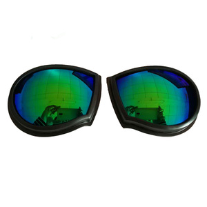 Sports Goggles Spherical Polycarbonate Lens UV Protection Anti Wind Outdoor Use Men's Full Rim <b>Plastic</b> <b>Frame</b> - Product Image 1