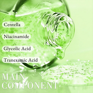 Serum Wajah Perbaikan Menenangkan dengan Kapsul Minyak Mikro Beads Warna Hijau Perawatan Kulit LOGO OEM <span class=keywords><strong>Centella</strong></span> <span class=keywords><strong>Asiatica</strong></span> - Product Image 6