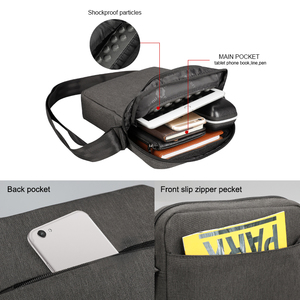 Bolso Bandolera Cruzado <span class=keywords><strong>de</strong></span> <span class=keywords><strong>Hombre</strong></span> para Viajes Diarios, Estilo Urbano, <span class=keywords><strong>de</strong></span> <span class=keywords><strong>Tela</strong></span> Oxford <span class=keywords><strong>de</strong></span> 9.6 Pulgadas, Impermeable y Resistente al Aceite - Product Image 5