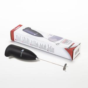 Espumador de Leche Electrónico de 2 Velocidades, Color Negro, para Café, Latte y Capuchino, Espumador de Leche de Acero Inoxidable con Base y Funciona con Pilas - Product Image 6