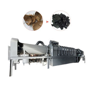 Four de carbonisation de charbon de bois de paille de bois continu sans fumée Four de carbonisation continu commercial 0.5 t/H - Product Image 2