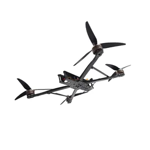 FLH10 FPV drone 10 pouces FPV drone distance 20km Vitesse de vol 120 km/h moule de drone à voilure fixe lunettes VR avec caméra thermique
