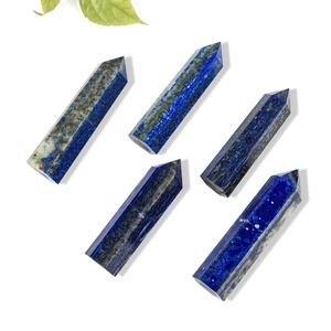 Torre de Cristal Natural de Lapislázuli al por Mayor, Artesanía Tallada Ecológica, Piedra Preciosa de Feng Shui, Regalo para la Habitación - Product Image 3