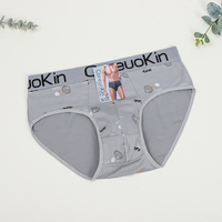 Caleçon respirant de haute qualité pour hommes Logo personnalisé Ceinture mi-haute gant Triangle Slip avec polyester respirant