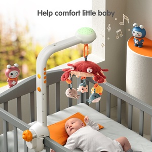 Tumama Kids Projection Bed Bell Bluetooth Connect Baby Crib <strong>Mobile</strong> Plush Crab Baby Hanging Rattle Toys <strong>Musical</strong> Baby <strong>Cot</strong> <strong>Mobile</strong> - Product Image 5