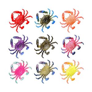 Vente en gros d'appâts souples pour <span class=keywords><strong>crabe</strong></span> 8cm/10g, <span class=keywords><strong>leurre</strong></span> de pêche <span class=keywords><strong>souple</strong></span> multicolore réaliste pour la pêche en rivière d'eau douce salée - Product Image 6