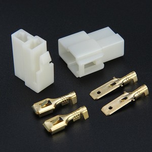 DJ7021-6.3-11/12 mâle/femelle connecteur électrique automobile prise de borne de câble 6.3mm 2Pin 6 broches cuivre ABS 2A pour motos - Product Image 4
