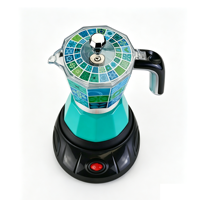 Nouvelle conception de machine à café expresso électrique Moka classique italienne