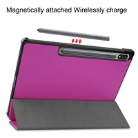 Étui magnétique intelligent antichoc pour Galaxy Tab S7 FE 12,4 pouces et Samsung Tab S8 Plus S7 Plus, housse de qualité originale