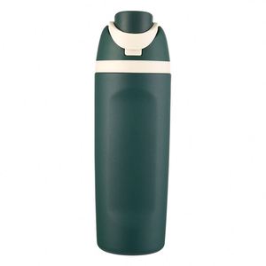 19oz Large Capacity Dual Use Sports Water Bottle 304 Stainless Steel Vacuum Insulated <b>Cup</b> With Portable Handle for Outdoor - Product Image 4