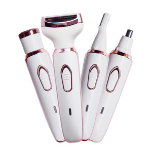 4 in 1 USB Charging Underarm Female Hair Shaver Hair Remover Beauty Women Shaver Combination Set