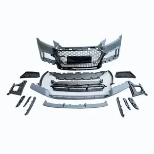 Pare-chocs avant de voiture de haute qualité, complet pour Audi TTRS 2015-2018, kit de carrosserie, pare-chocs avant automobile