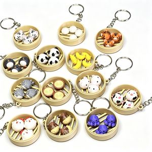 Nouveau jouet décoratif porte-clés mignon anti-stress en forme d'animal moelleux dans une bouée de vapeur - Product Image 1