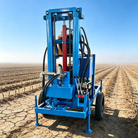 MIKTON MKD-150 Max. 180m Foreuse hydraulique diesel pour puits d'eau, forage DTH roche dure, portable et facile à utiliser