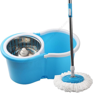 Serpillère Magique Rotative à 360 Degrés avec Seau – Ensemble de Nettoyage Domestique Rond – Meilleure Vente du Fabricant en Gros - Product Image 1