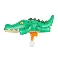 Pistolet à eau gonflable électrique en forme de crocodile pour les jeux de fête en plein air/intérieur des enfants en été, durable, unisexe, AirMyFun AT-20009