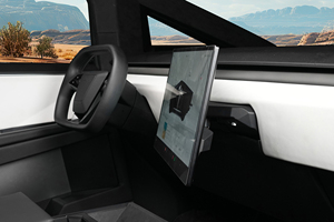 Support pivotant et inclinable réglable pour écran de navigation de console centrale Cybertruck - Product Image 2