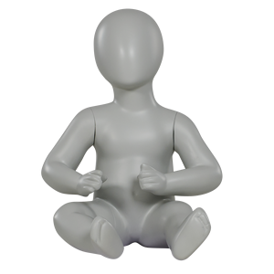 Mannequins Enfant en Fibre de Verre pour Vente en Gros, Modèles Très Jeunes, Assis, Unisexe - Product Image 1