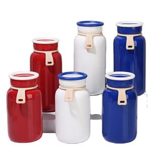 Bouteille isotherme compacte et portable en acier inoxydable 304, tasse à lait, mug, bouteille thermos sous vide avec corde de transport pour enfants - Product Image 3