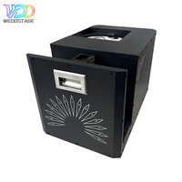 Promotion : Machine à Feu Extérieure à Tête Mobile 320W, Projecteur de Grande Flamme 8-10m, Rotation 180°, IP55, Télécommande DMX512
