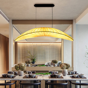 JYLIGHTING Lustre moderne Wabi-Sabi Luminaire suspendu en tissu personnalisé <span class=keywords><strong>Lampe</strong></span> suspendue design créative pour chambre de restaurant de <span class=keywords><strong>magasin</strong></span> - Product Image 2