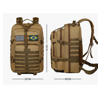 Sac à dos de randonnée de voyage en plein air personnalisé en gros, sac de sport Molle Mochila, sac à dos tactique pour hommes