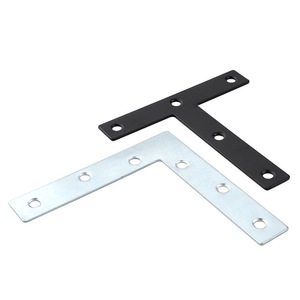 Kinnet L-Shape Metal Bracket Support 90 Degree Right Angle Connector Cold Rolled Steel Furniture Hardware Reinforcement Plate - Product Image 4