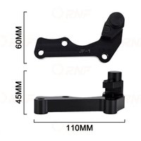 Offroad 270mm Übergroße schwimmende Bremsscheibe vorne mit Adapterhalterung für Surron Ultra Bee Elektro-Dirtbike Umbauteile