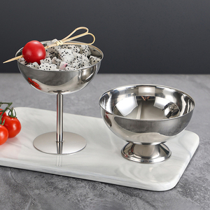 2025 nueva llegada respetuoso con el medio ambiente al por mayor de acero inoxidable Parfait tazas taza Copa cuencos de helado para flautas Drinkware Catering - Product Image 6
