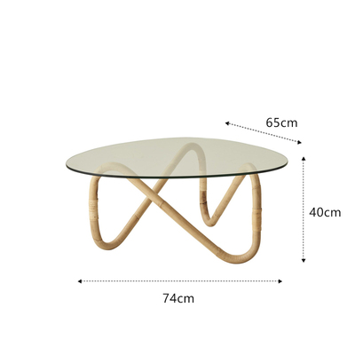 Mesa de centro con forma