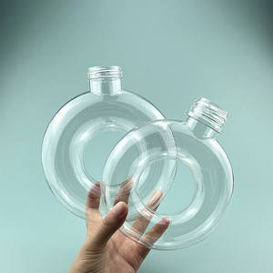 Botella de Bebidas con Diseño Innovador en Forma de Donut, 350ml/500ml, para Té Boba, Leche, Café, Refrescos, Agua Mineral, con Tapa de Rosca - Product Image 6