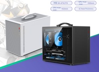 Boîtier PC de jeu Micro ATX de taille moyenne en métal de 0,7 mm pour ordinateur de bureau, portable, vente en gros