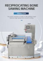 Machine à scier les os industrielle automatique à mouvement alternatif avec commande numérique CNC pour la découpe de viande congelée, de poisson, de porc, de bœuf et de mouton