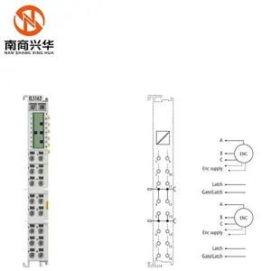 새로운 오리지널 EL5162 | EtherCAT 터미널 2 채널 인코더 인터페이스 증분 24 V DC HTL 100 KHz 2 x ABC