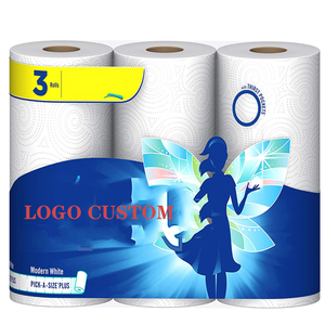 ओएम मुद्रित भ्रूण रसोई कागज तौलिया उच्च गुणवत्ता वाले डिस्पोजेबल रसोई रोल पेपर - Product Image 1