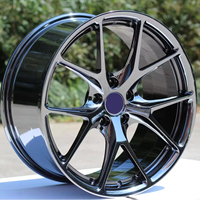 Jantes de voiture de luxe personnalisées en alliage d'aluminium forgé 18-22 pouces 5x120 5x112 5x114.3 Jantes monobloc forgées