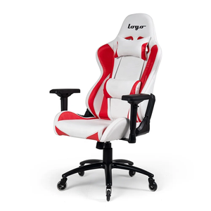 Meuble sur mesure à bascule marque privée à <span class=keywords><strong>base</strong></span> large bon marché pour ordinateur de jeu de course pièces d'accoudoir rouge blanc <span class=keywords><strong>Recaro</strong></span> chaise de bureau - Product Image 4