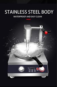 Machine à <span class=keywords><strong>wok</strong></span> vapeur intelligente à brûleur unique 5000W, friteuse à agitation automatique pour restaurant et usage domestique, cuisson vapeur de qualité commerciale - Product Image 3