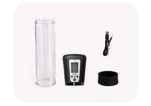 電気液晶ペニスポンプ拡大真空ディックエクステンダー男性用おもちゃ増加長さ拡大男性用列車エロ勃起トレーナー - Product Image 6