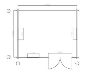Cabane de plage de 9,8 m², maisonnette écologique en bois, construction rapide, maison en bois multi-scénarios - Product Image 2