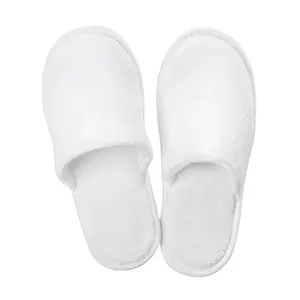 OEM ODM Eco Friendly Global Recycled Standard GRS TC Cotton Disposable Home Hotel Traveling Spa Airline Slippers