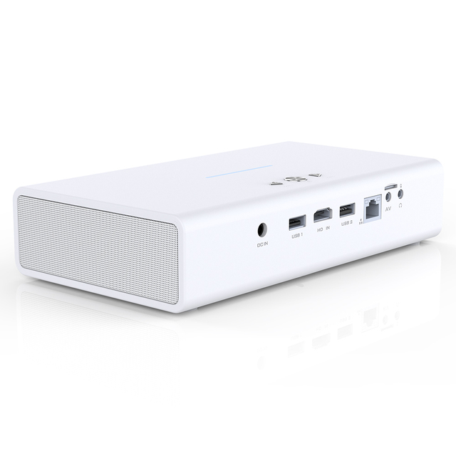 Smart Android 9.0 2/32G HD Blue-ray 4K Supported Mini Pico Portable Home Cinema Movie Video Camp Beamer DLP LED 3D Projector