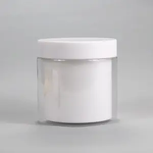 50g 100g 250g 500g doppelwandige umwelt freundliche nachfüllbare Weithals-PET-Körper butter Leere kosmetische Behälter Kunststoff-Creme glas