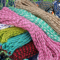 550 Nylon 7 Brins Paracord 100 mètres Équipement de survie en plein air Corde d'escalade enduite pour vêtements de parachute Différentes couleurs