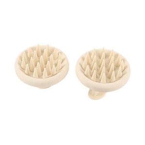 Silicone Scalp Massage <b>Brush</b> Off White For Hair Care And Body <b>Scrubbing</b> - Product Image 1